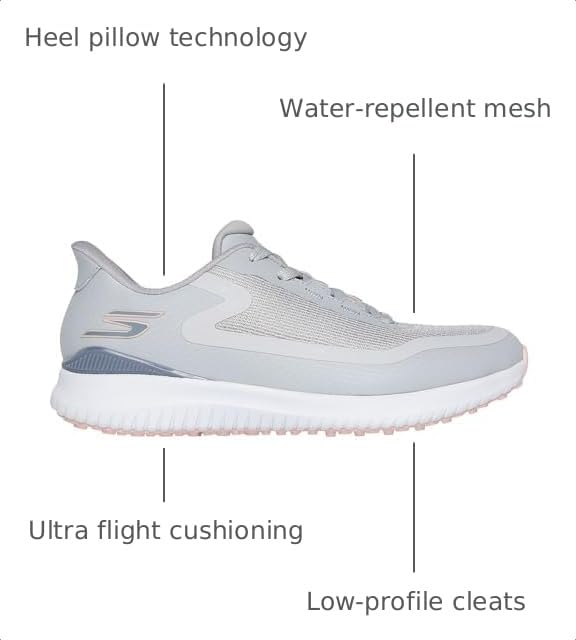 Image of Skechers Women's Flight Slip-Ins Golf Shoe | Golf, Slip-ins, ULTRA FLIGHT Cushioning, GOGA MAX, Breathable, Lightweight, Water Repellent
