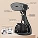 LEBENLANG Steamer Dampfglätter TESTSIEGER - 1500W & 300ml inkl. Bügelhandschuh & Aufsätze I Pro Dampfsteamer für Kleidung & Clothing I Dampfbügeleisen Stiemer Bügeleisen Handheld steam iron - Schwarz