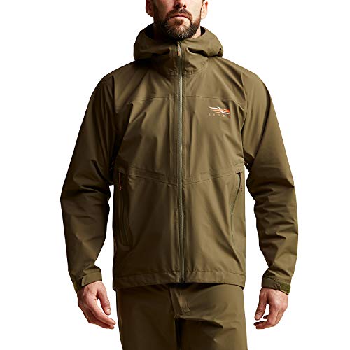 SITKA Gear Men’s Dew Point Waterproof Lightweight Hunting Jacket