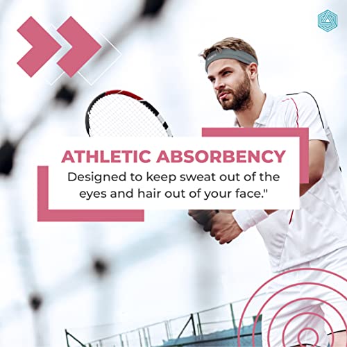 Image of Boldfit Gym Headband for Men and Women - Black & Boldfit Headband - Premium Head Band Strapless Sports Sweat Band - Black, Pack of 1