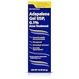 TARO Adapalene 0.1% USP Gel, Paraben Free, Retinoid Acne-Prone Facial Treatment for Sensitive Skin, Prescription Strength (1.6 Oz)