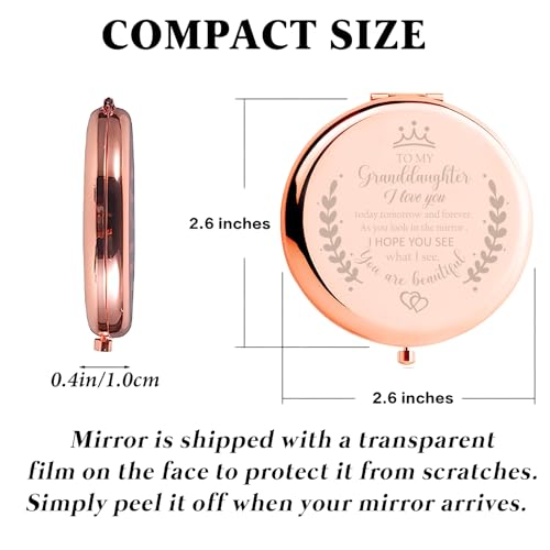 Espejo compacto redondo para maquillaje Soulpetals miniatura 2
