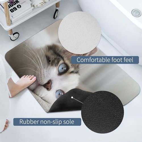 Tapis de bain terre de diatomée séchage rapide facile à nettoyer - 5