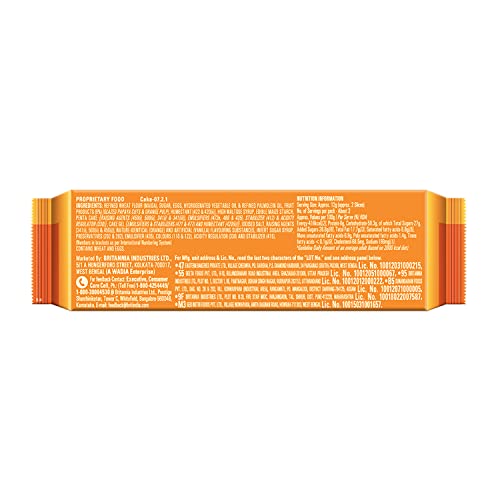 Image of Britannia Gobbles Cake Orange Bites,50g