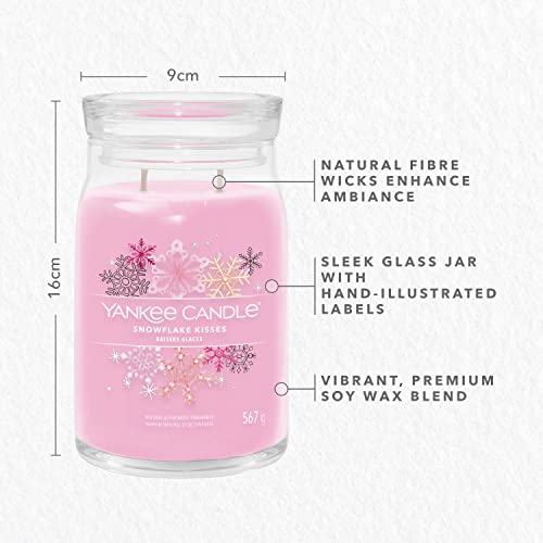 Yankee-Candle-Signature-Scented-Candle-Snowflake-Kisses-Large-Jar-Candle-with-Double-Wicks-Soy-Wax-Blend