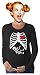 Halloween Pregnant Xray Skeleton Baby Boy Pregnancy Maternity Long Sleeve Shirt Large Black