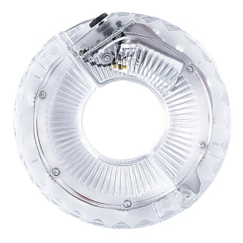 Luz para radios de rueda de bicicleta resistente a impactos con 12 luces RGB Amosfun blanca