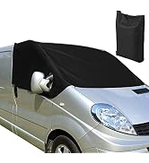 Sonnenblende Frontscheibe (schwarz Glanz, 5mm) 🚀 Für Renault Trafic 2015- – Mache Dein Auto Einzigartig | DDTuning
