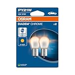 OSRAM DIADEM® Chrome, PY21W, Double Blister, (2 lamps)