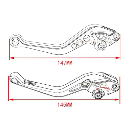Palancas de embrague Tiger 1200 Explorer XE XC XR mango 7
