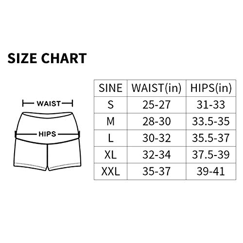 image for CQC Women's High Waist Yoga Shorts Compression Workout Running Bike Sh