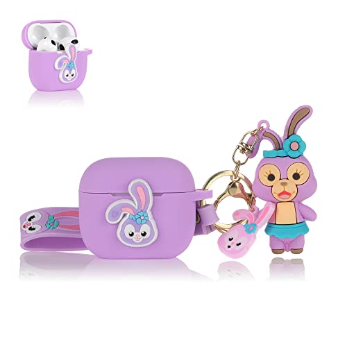 Coque AirPods 3 silicone avec mousqueton StarDelu - Protection écouteurs Apple 2021