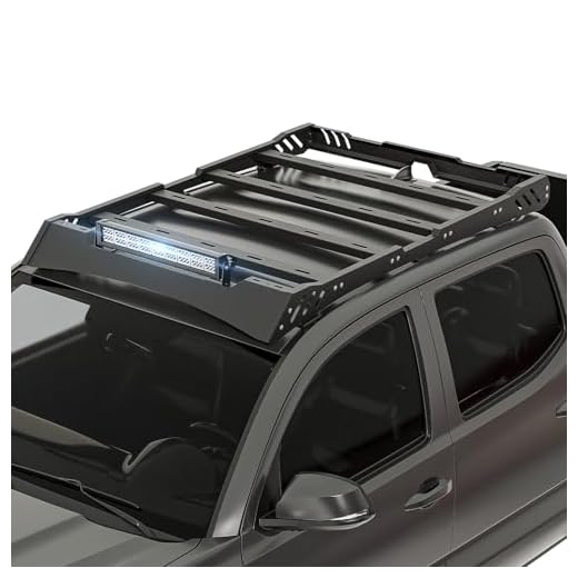 Cargo Basket Roof Rack with LED Bar