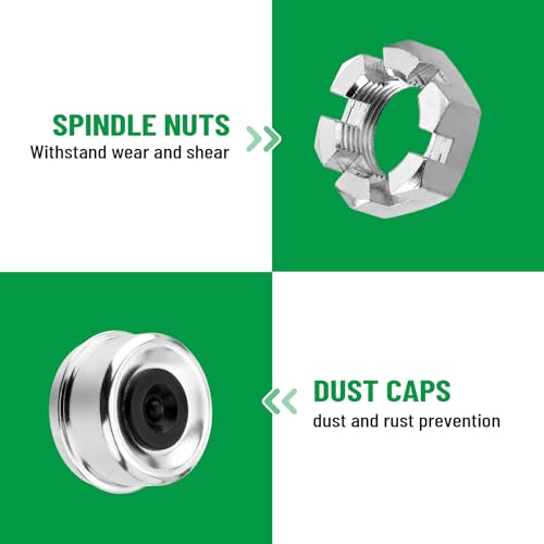 Image of 4 Sets Trailer Hub Wheel Bearing Kit 25580 /25520 LM67048 /LM67010