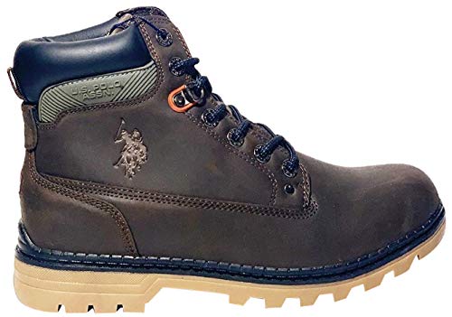 U.S. Polo Assn. ZIGGY4126W8/U1 homme Bottes & Bottines classiques, Marron (Dk Brown 028), 45 EU
