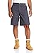 Dickies Occupational Workwear LR642DC 44 Polyester/ Cotton Relaxed Fit Men's Premium Industrial Multi-Use Pocket Short with Hidden Snap Closure, 44" Waist Size, 11" Inseam, Dark Charcoal