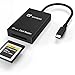 Produktbild CFexpress Typ B Kartenleser USB C, USB 3.1 Gen-2 10 Gbps CFexpress Kartenleser, Tragbarer CFexpress Card Reader mit USB-C-Kabel für PC/Laptop/Telefon, Kompatibel mit Android/Windows/Mac OS/Linux