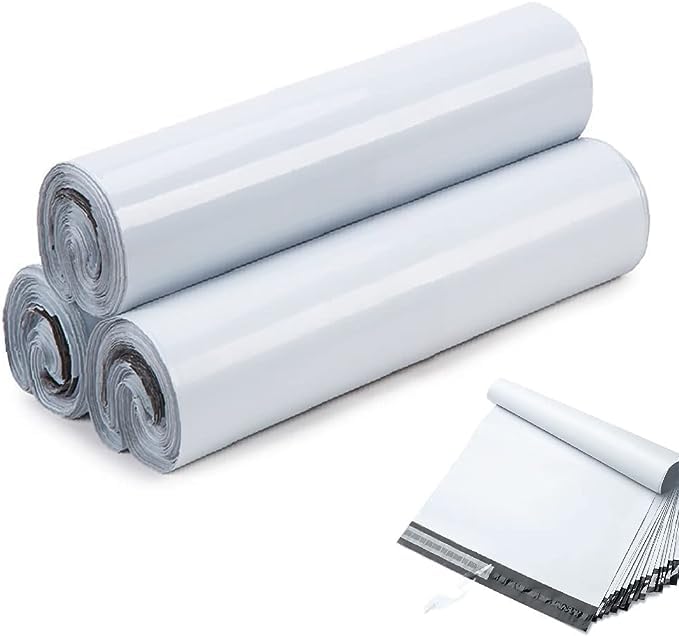 100bags Strong Mailing Postage Bags Post Mail White Postal Bags Parcel Bags Self Seal (12 x 16 inches (30.5 x 40.6) cm)