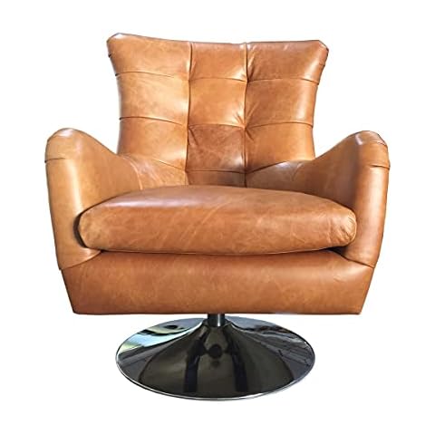 KAWOLA Sessel Relexa Ledersessel Cognac Chefsessel Leder Vintage Sessel Einsitzer Echtleder B/H/T Cover