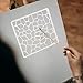 AUTSUPPL Reusable Geometric Stencils for Painting Irregular Cutout Templates for Walls Floors Wood Crafts DIY Art Projects Quick and Easy Drawing Tool for Students and Professionals