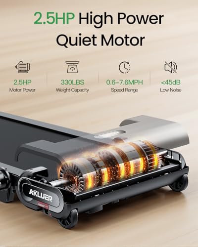 Akluer Auto Incline Walking Pad with Handle Bar