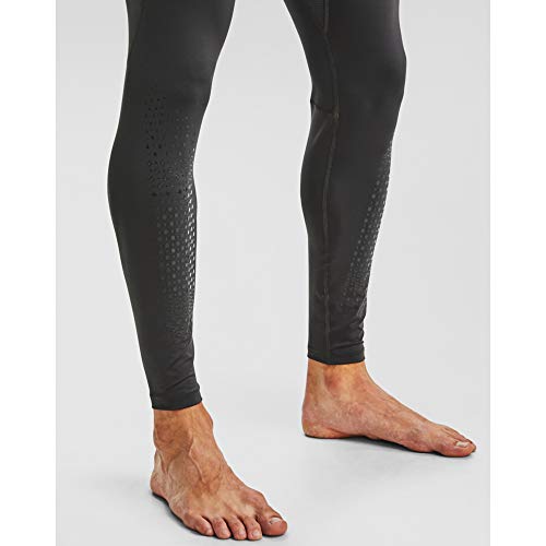 Under Armour Men\'s Hockey Compression Leggings , Jet Gray (010)/Mod Gray , Large