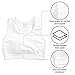 TomboyX Racerback Bra, Cotton for All Day Comfort, No Frills Scoop Neck, Wire Free (3XS-6X)-X-Large/X=White