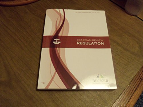 2017 Becker Regulation CPA Exam Review V3.1