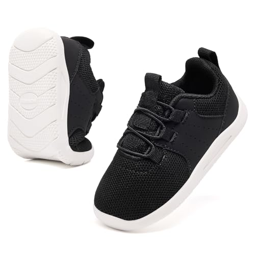 MORENDL �c���p�X�j�[�J�[ �X���b�|�� �x�r�[ �E�H�[�L���O�V���[�Y �j�̎q ���̎q �e�j�X�V���[�Y ����~�� �ʋC�� �����j���O �A�E�g�h�A �A�X���`�b�N, �u���b�N, 15-18 Months Infant