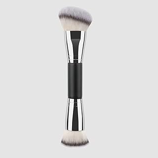 Cepillo de doble punta para crema y polvo, di...