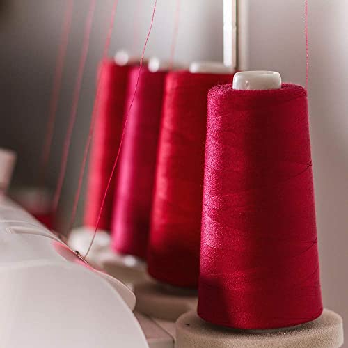 Hilo de coser poliéster color Olive 3000 yardas miniatura 2