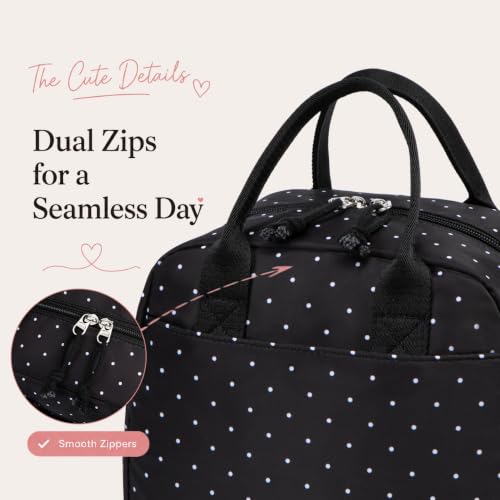 Image of LOVELYWIND Lunch Box for Women Cute Lunch Bags for Women Lunch Tote Bags Reusable Insulated Lunch Box Large Capacity Reusable Insulated Cooler for Work or Travel Gifts or Beach