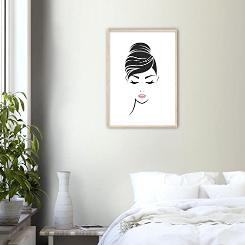 Décoration murale féminine de qualité musée avec cadre premium