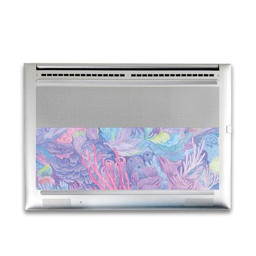 Image of Glossy Glitter Gaming Skin Compatible with HP Envy x360 16 inch (2023) - Dreamy Reef - Premium 3M Vinyl Protective Wrap Decal Cover - Easy to Apply | Crafted in The USA by MightySkins