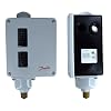 Danfoss Pressure Switch (Range: 0.09 to 0.4 bar) with Pressure Connection 3/8 G for Air Conditioning System, Heavy Industry, Steam, Liquid, HVAC | Model: RT-121 (Pack of 4)