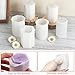 8PCS Reusable Silicone Candle Molds Set - Cylinder/Hexagon/Octagonal/Heart/Flower/Square Shapes for DIY Candle Making, Soap, Resin Crafts, Easy Release Candle Making Kit with Multiple Sizes