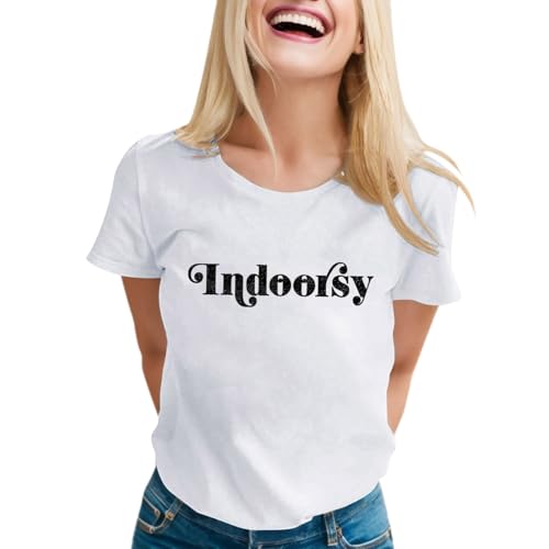 Camisetas sarcásticas para mujer con refranes divertidos, camisetas gráficas novedosas para mujer, camisas de correr para mujer, blanco, XL