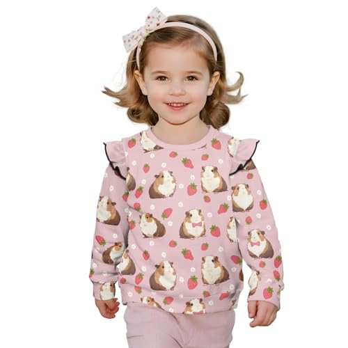 DISNIMO Toddler Sweatshirt Fall Outfit Clothes Crewneck Sweatshirts Kids Long Sleeve Shirts Pullover