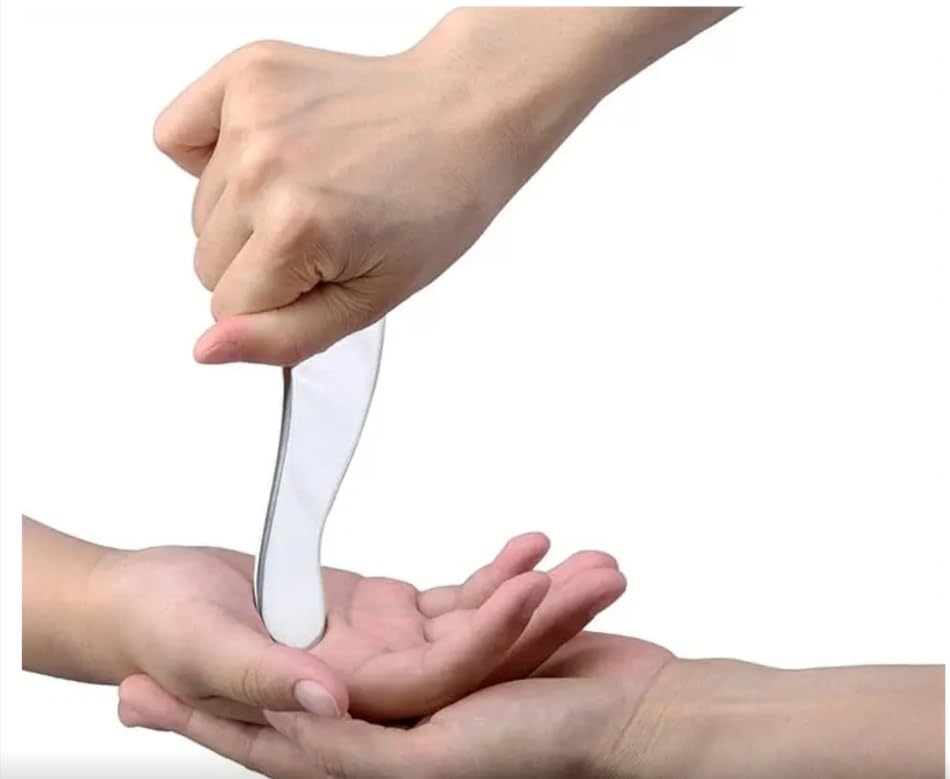 Image of Stainless Steel Gua Sha Massage Tools | Facial & Body Scraping Tools for Skin Lifting, Contouring and Soft Tissue Therapy