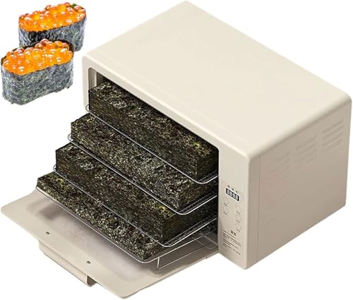 Horno eléctrico de secado de algas, secador de aire caliente inteligente de 12/25 L con rejilla de acero inoxidable, temporizador de 24 horas y temperatura ajustable de 30 a 100 °C(Large)