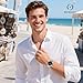 Imagen de RORIOS Reloj Cuarzo Analógico Cronógrafo Simple Doble o Triple Relojes con Números Digitales y Romanos Clásico Moda Correa de Acero Inoxidable Impermeable Watches Negro A