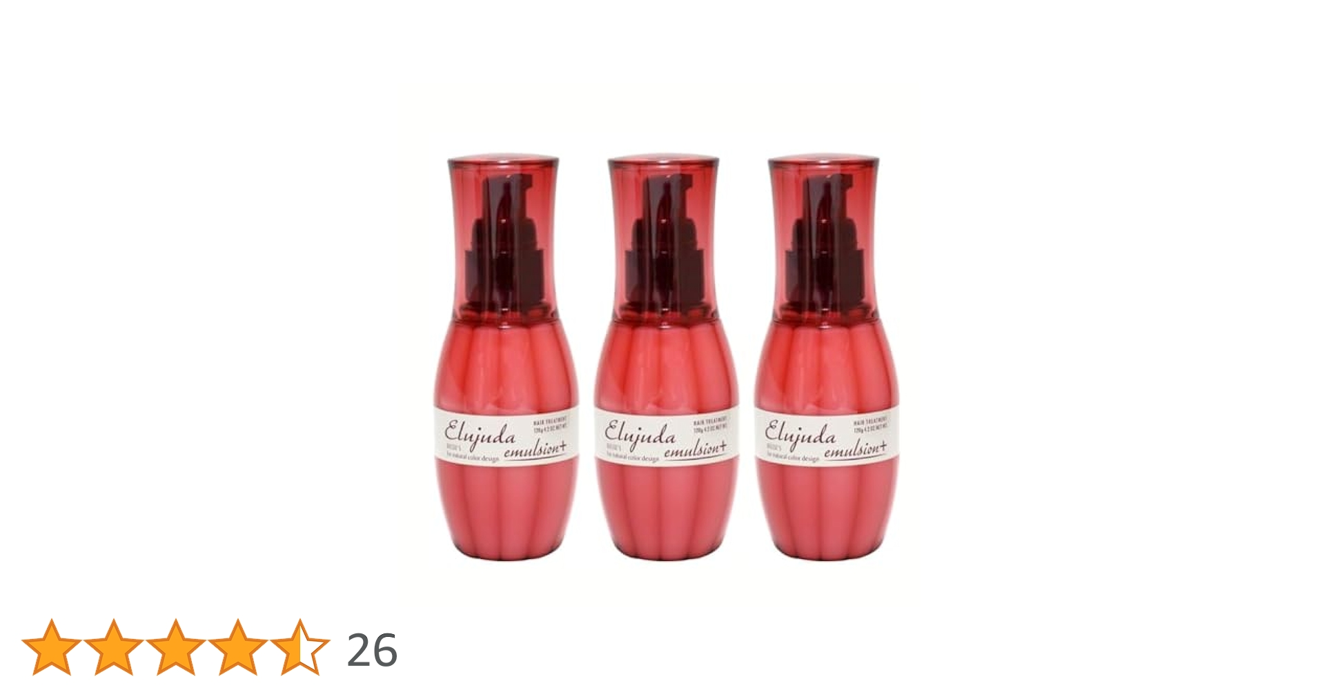 Elyjuda emulsion+ ヘアトリートメント 120g✖️3 Amazon | エマルジョン+ トリートメント 120g 国内正規品 3個