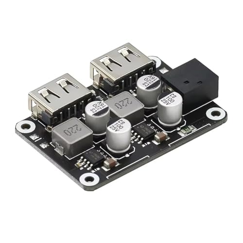 Giuneuow Dual USB-Auto-Ladegerät Ladungsbucker- Eingang 6v-30V Single Port 18W für QC2.0 QC3.0 Autofahrzeugscheibe Kein Fall