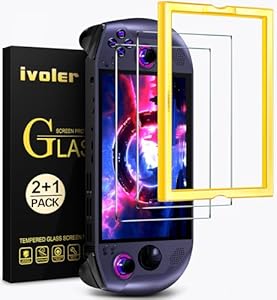 ivoler 2 stuks schermbeschermer compatibel met Lenovo Go S met uitlijning frame gereedschap, premium gehard glas, 9H hardheid, luchtbelvrij, krasbestendig