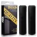 AQOS© Puños Bicicleta, 2 Unidades, montaña, MTB, Silicona, Grips, Mangos, Manguitos, empuñaduras, Manillar, Bici, Mountain Bike, Ciclismo, Paseo, Espuma, ergonomicos, BMX, Universal, Negro.