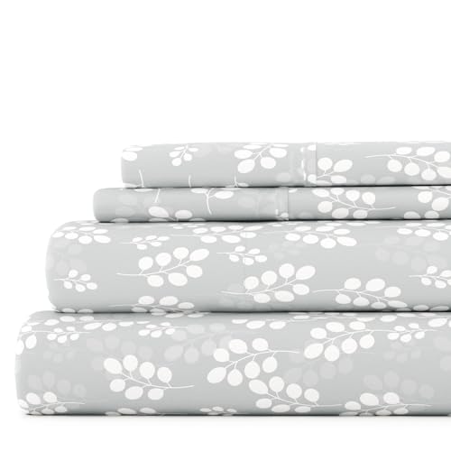 Linen Market 4 Piece King Bedding Sheet Set (Wheatfield Gray) - Sleep Better Than Ever with These Ultra-Soft & Cooling Bed Sheets for Your King Size Bed - Deep Pocket Fits 16" Mattress