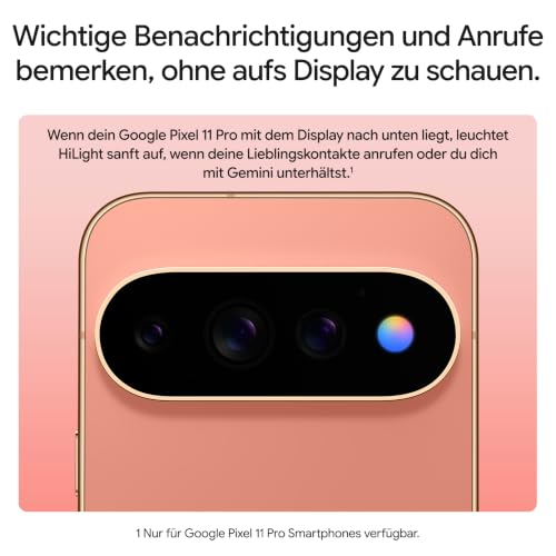 Google Pixel 11 Pro – Smartphone ohne SIM-Lock - Obsidian, 256GB
