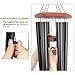 Wind Chimes for Outside Large Deep Tone, 44 Inch Black Memorial Windchimes, Outdoor Wind Chimes Gifts for Housewarming, Mother's Day, Christmas, Patio Garden Yard Decoration