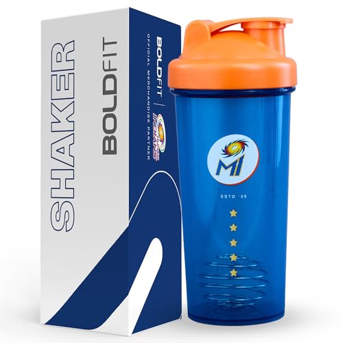 Mumbai Indians (MI) Official Merchandise Gym Shaker for Protein Shake Leakproof Shaker Bottles for Protein, Preworkout & Bcaa Shake, Protein Shaker Bottle for Gym, Gym Bottle for Men - BlueOrange (B0CXDZKZKH) Amazon Price History, Amazon Price Tracker