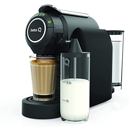 Cafeteira Delta Q, Milk Qool Evolution, Preta, 110V